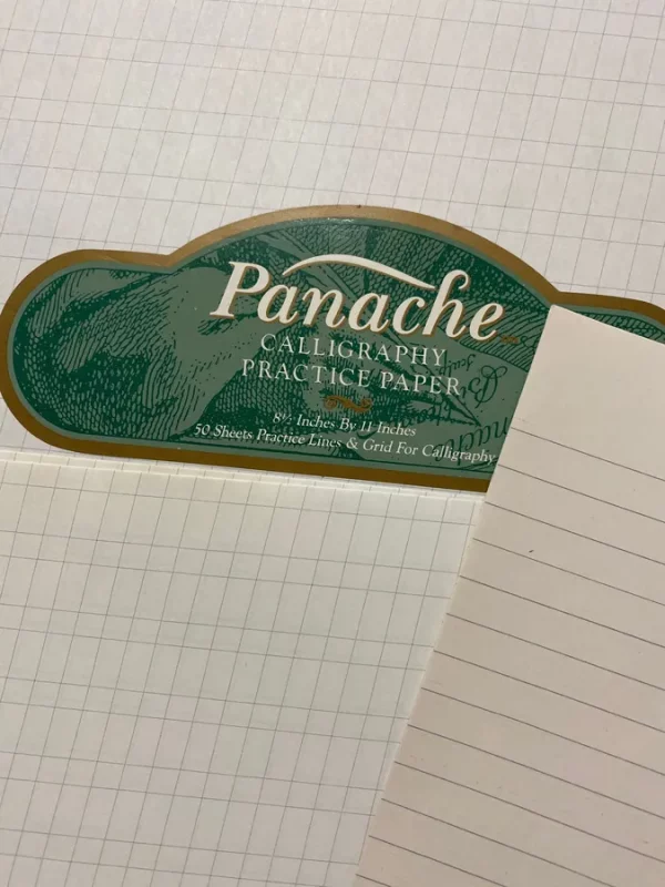 7 Sheets Vintage Calligraphy Writing Practice Paper Sheets Lettering by Sheaffer Eaton and Panache for Junk Journal Pages Diary Scrapbook